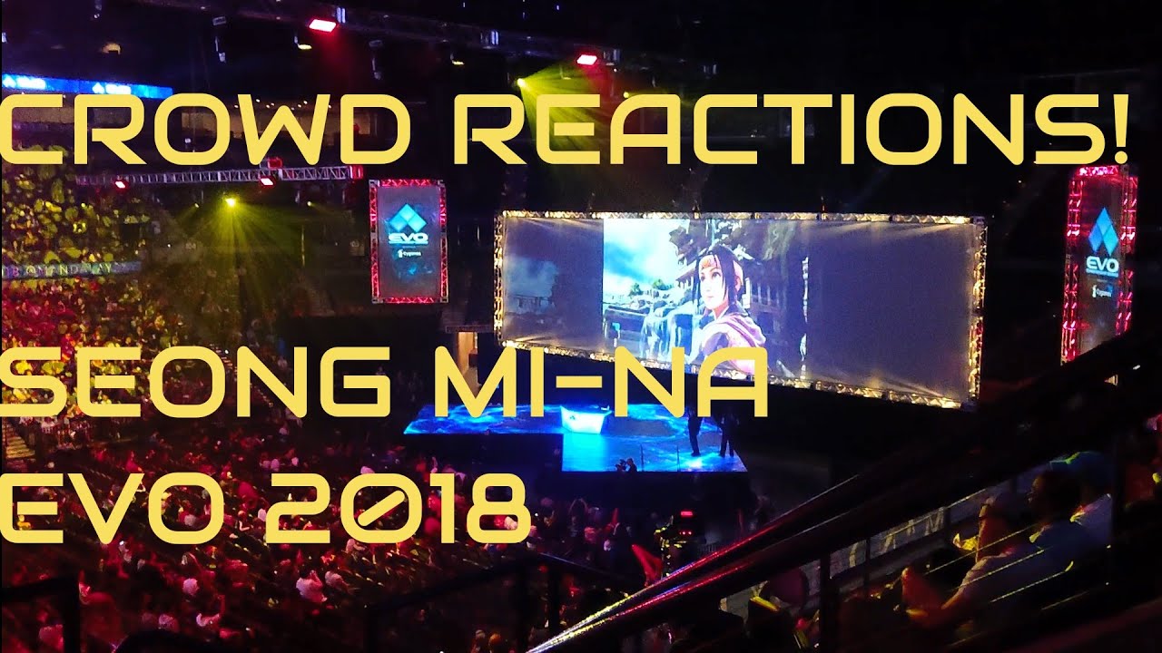 Crowd Reactions Seong Mi-Na Reveal Soul Calibur VI EVO 2018