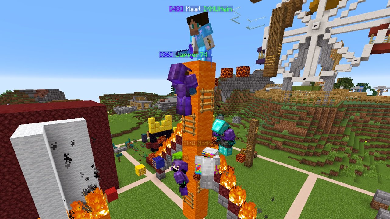 IK BOUW EEN PARKOUR VOOR KIJKERS IN MINECRAFT!