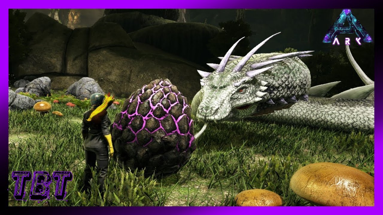 Sacrificing Rock Drake Eggs To Tame A Basilisk!  ARK Aberration Let's Play Ep. 25
