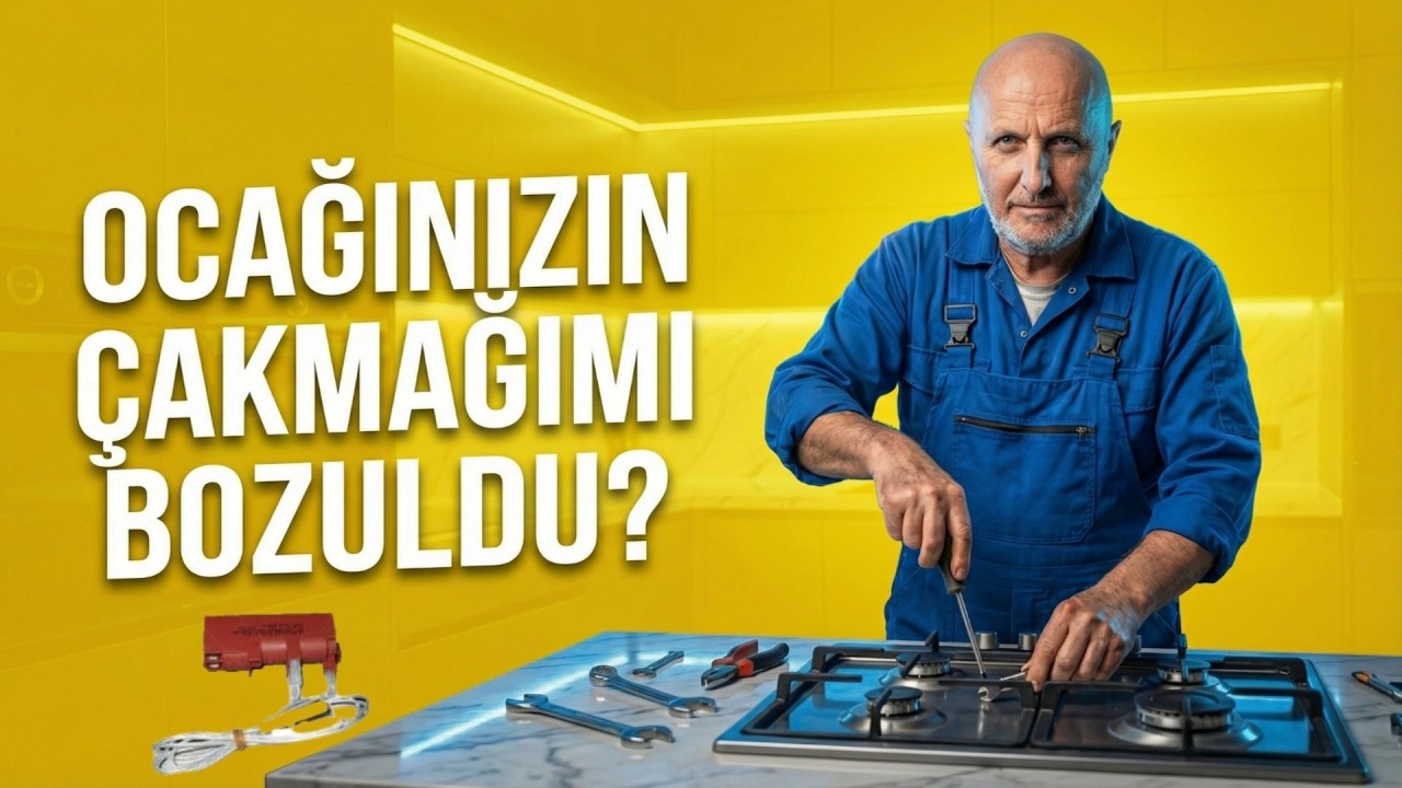 OCAĞINIZIN ÇAKMAĞIMI BOZULDU? | SET ÜSTÜ OCAK  ÇAKMAK TAMİRİ