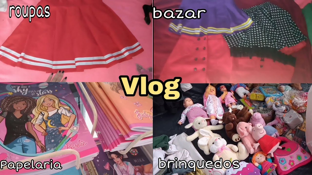 Vlog/Brinquedos do bazar/ roupas do brechó/lojas de roupas e utilidades/Tianguá CE/Ibiapaba🌸Andy J