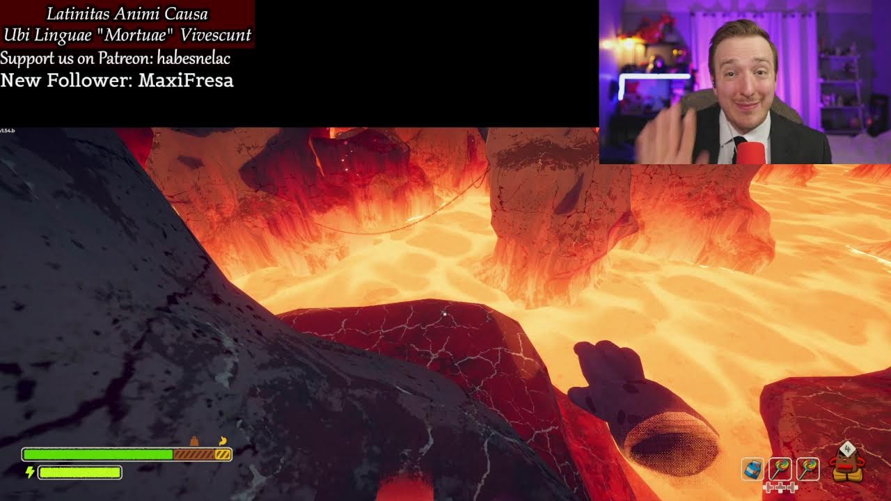 Classical Latin spoken at a high fluency while gaming