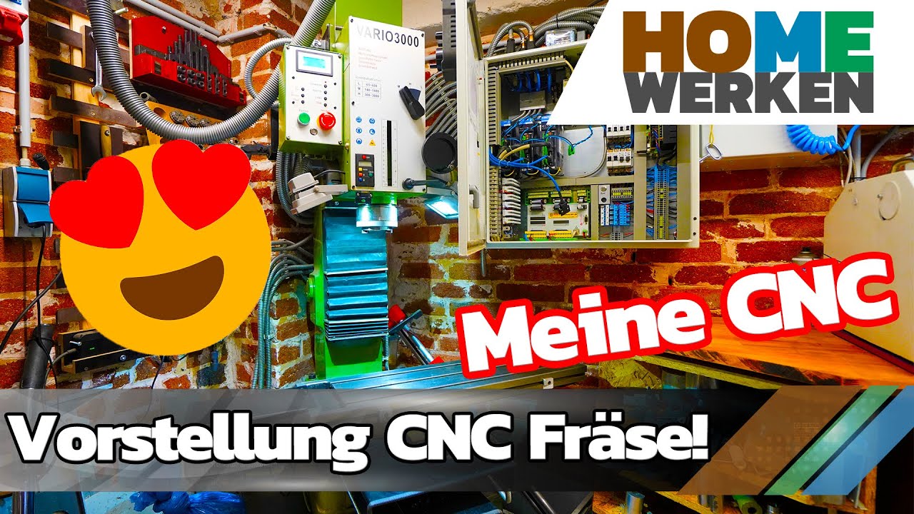 Vorstellung meiner Eigenbau CNC Fräsmaschine,  Fräse, Vario 3000, Kami, Optimum