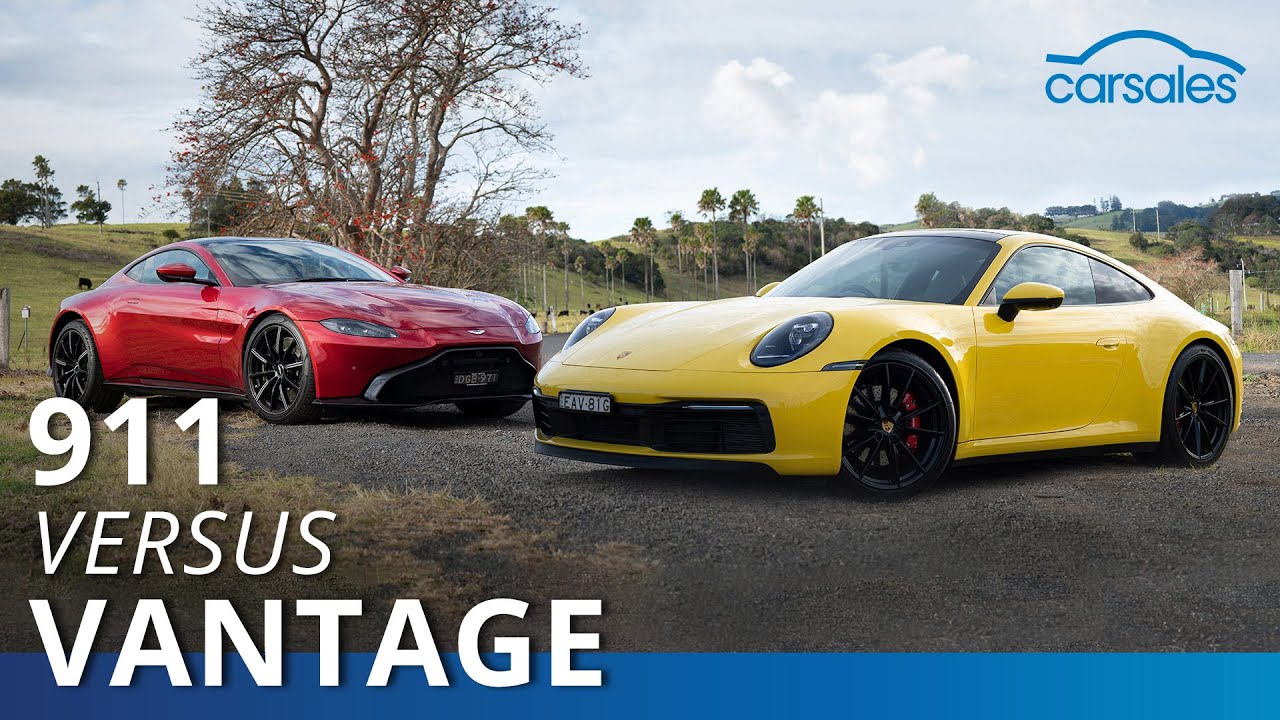 2019 Aston Martin Vantage v Porsche 911 Comparison Test @carsales.com.au
