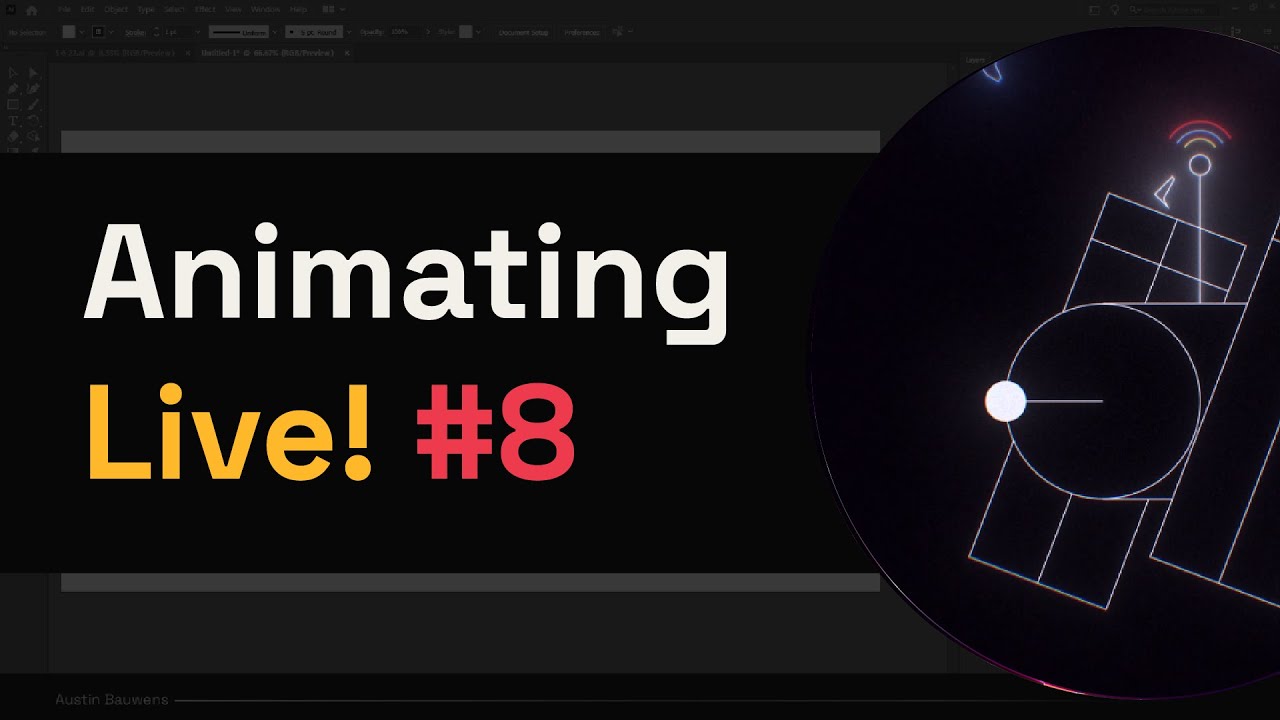 Making A Sleek Animated Loop! - Austin Bauwens Stream #8