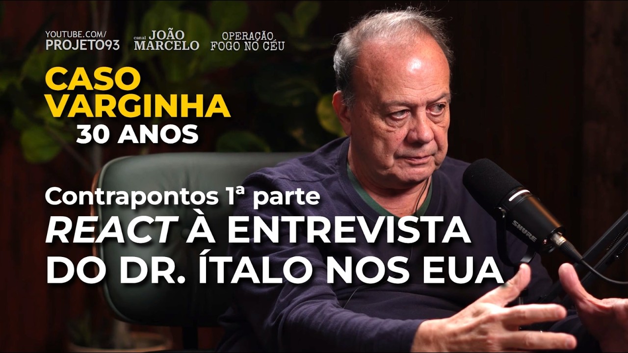CONTRAPONTO: REACT &Agrave; ENTREVISTA DO DR. &Iacute;TALO NOS EUA