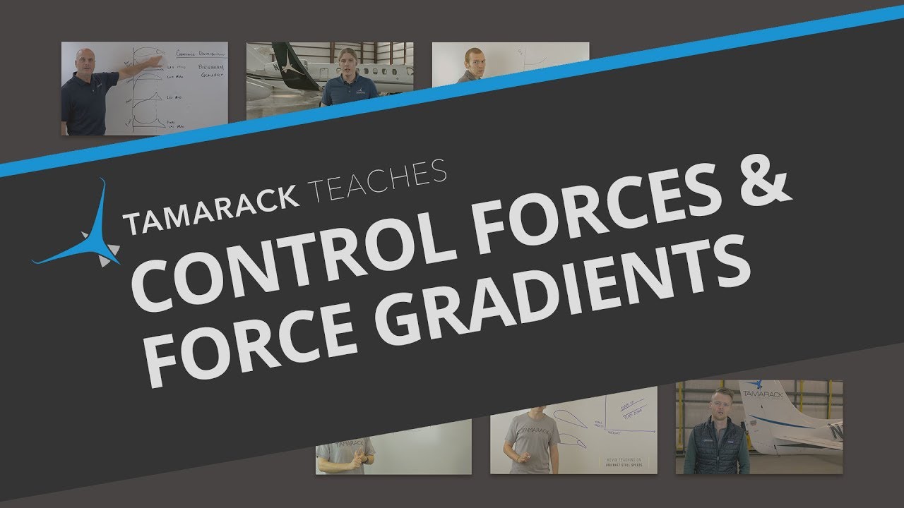 Airplane Control Forces & Control Force Gradients