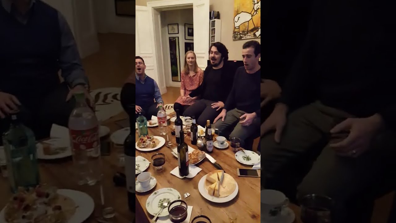ქართველები ბერლინში. მთვარე ამოსვლას რომ დააპირებს. დაჰკარ დაჰკარ / Qartvelebi Berlinshi