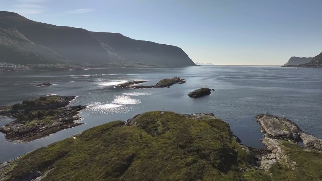 Langevåg - En fremtidig gondol kan komme her (Norge) (8K AI oppskalert) (DJI Mavic 3 Pro) (01.09.24)