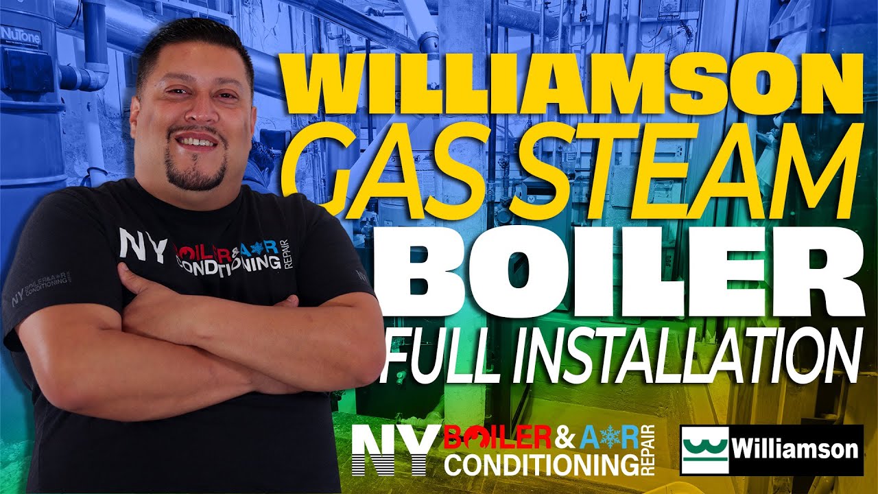 Полный процесс установки газового парового котла Williamson (Louie The Boiler Man)