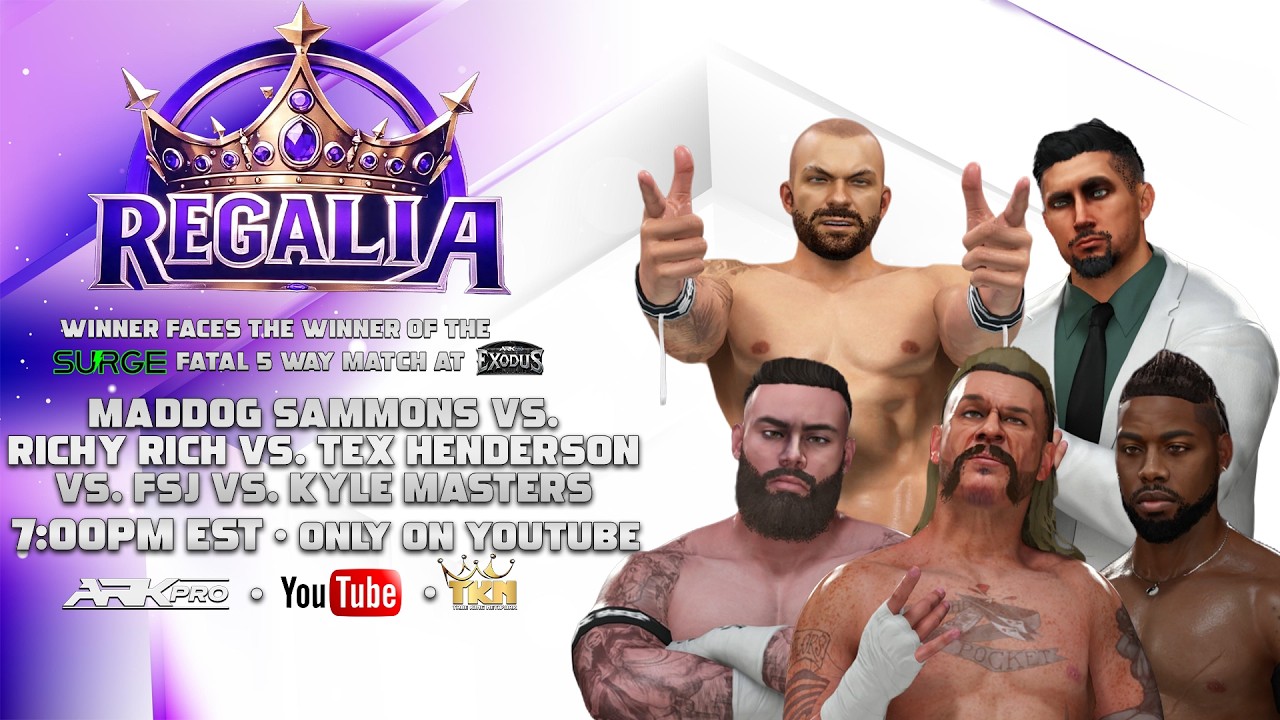 Maddog Sammons vs. Tex Henderson vs. Richy Rich vs. Kyle Masters vs. Fang Jr. | ARKPRO Regalia