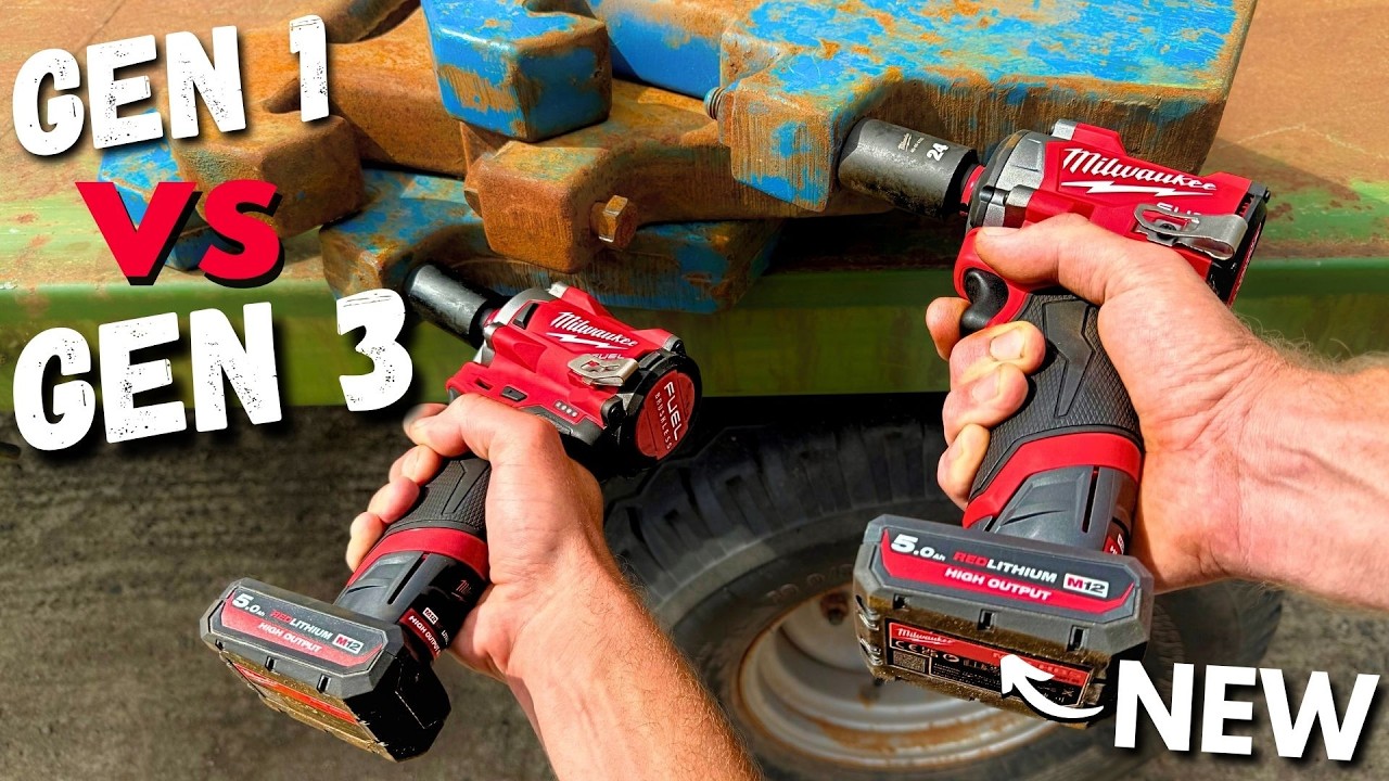 Milwaukee M12 GEN 3 vs M12 GEN 1 Impact Wrenches! Good or Bad?