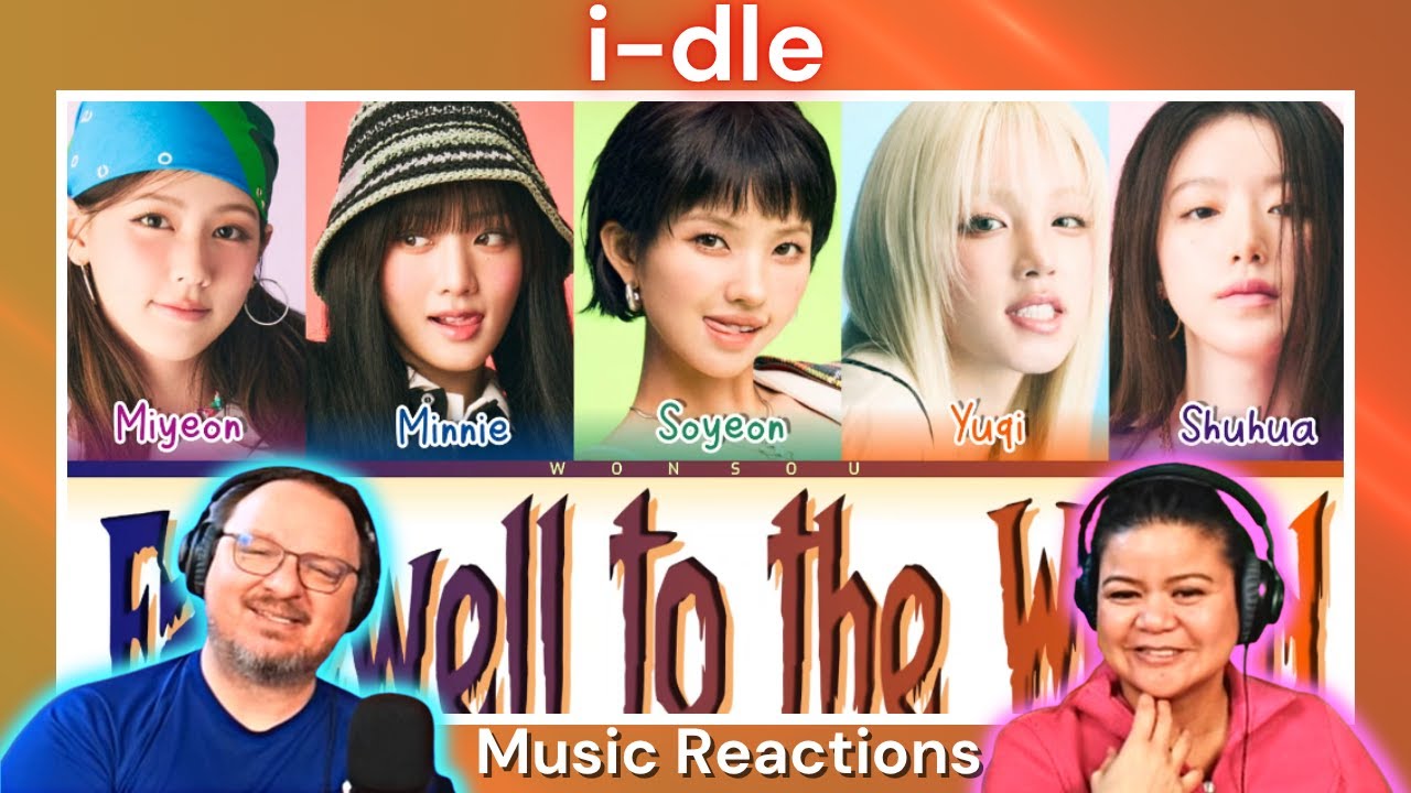I-DLE "Doushiyoukana" "Прощание с миром" (лирическое видео с цветной кодировкой) | Реакция пар!