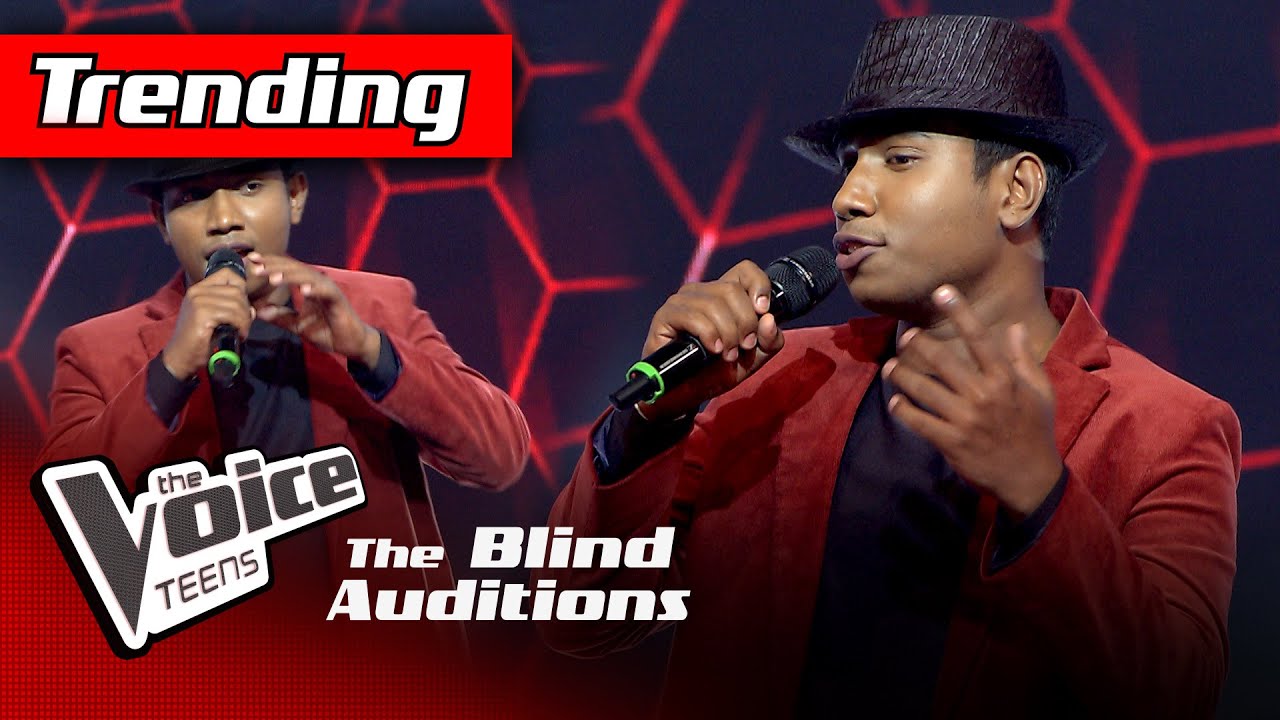 Pathum Dhananjaya | Chakithaya (චකිතය) | Blind Auditions | The Voice Teens Sri Lanka