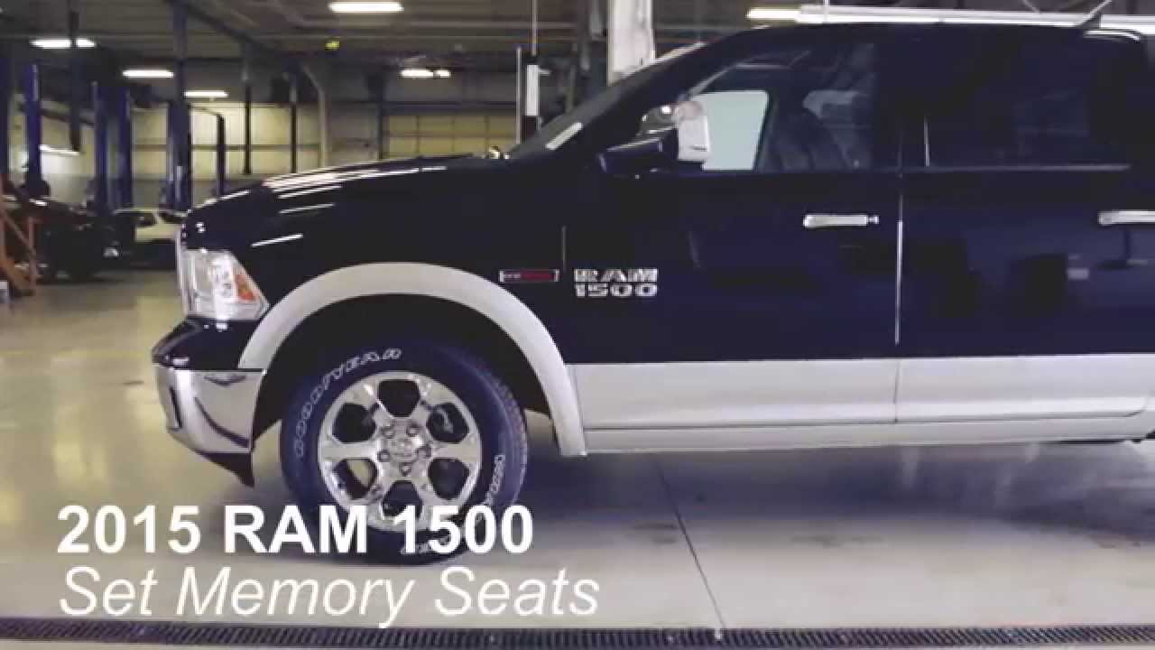 Customize Memory Seat Profile :: 2015 RAM 1500 :: Sam Leman Vehicle Tips