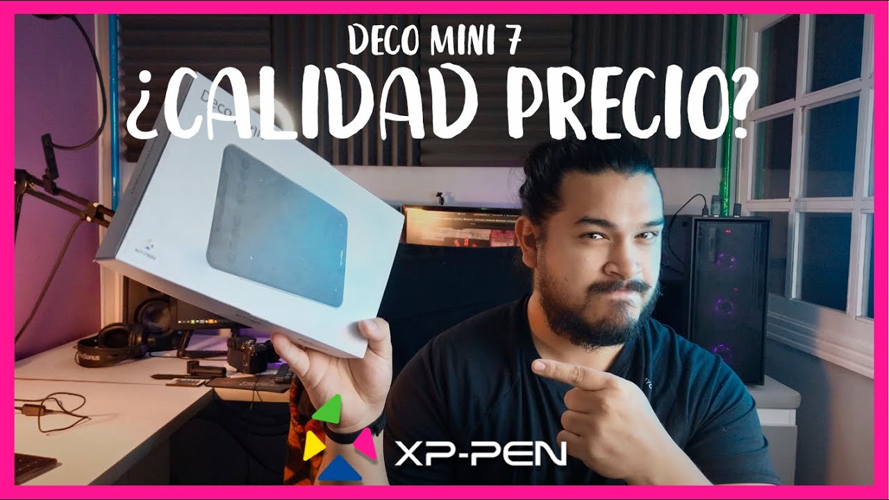 XP-Pen Deco Mini 7  - La mejor tableta digital CALIDAD/PRECIO   ✔️