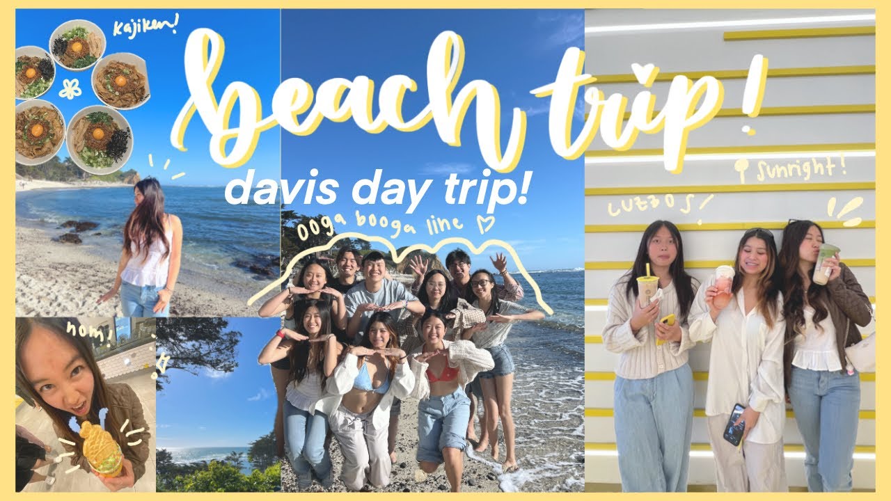 davis day trip vlog - moss beach, food! { uc davis vlog }