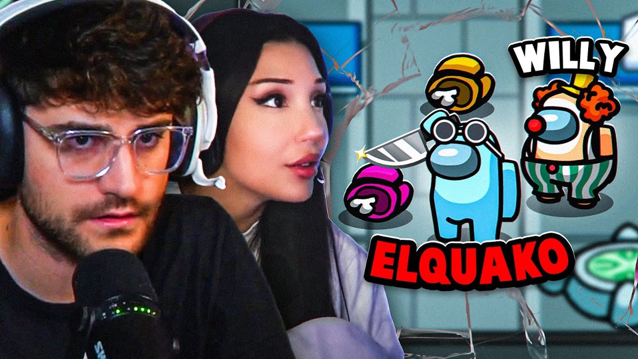 1 VOR FIRMA AN DIE WAND🤬 CRASHOUT in Among Us mit Elquaria, Willy, Danny, Mcky & Co. 🔥