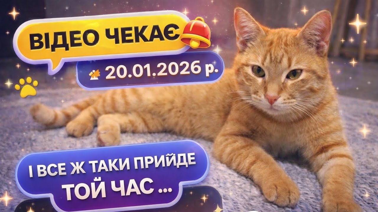 ✨20.01.2026✨І ВСЕ Ж ТАКИ ПРИЙДЕ ТОЙ ЧАС … 