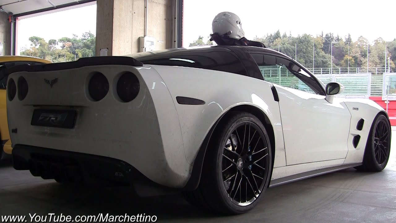 Corvette ZR1 Akrapovic SOUND - Start, Ride and Accelerations