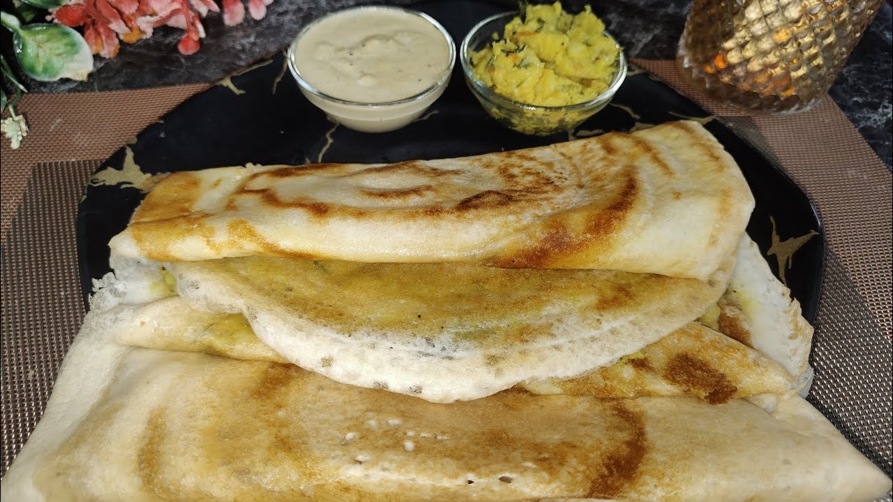 3 TYPES OF DOSA IN ONE VIDEO | PLAIN DOSA | MASALA DOSA | ANDA DOSA 😍
