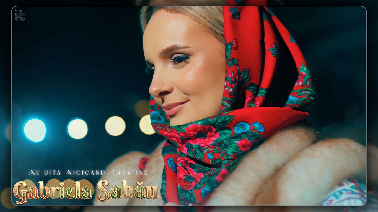 Gabriela Sabău ❄ Nu uita nicicând, creștine (Colind 2025) 🎄