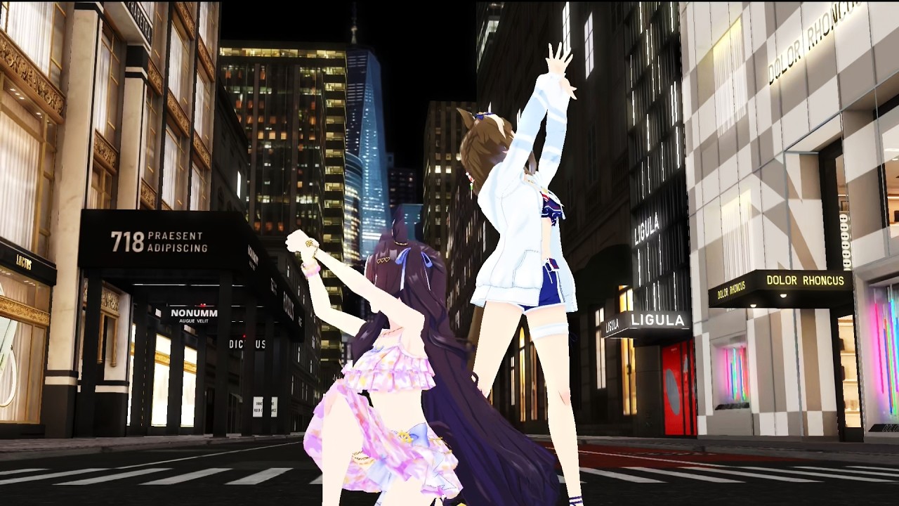 ウマ娘MMD：祝福 × ヴィブロス・シュバルグラン