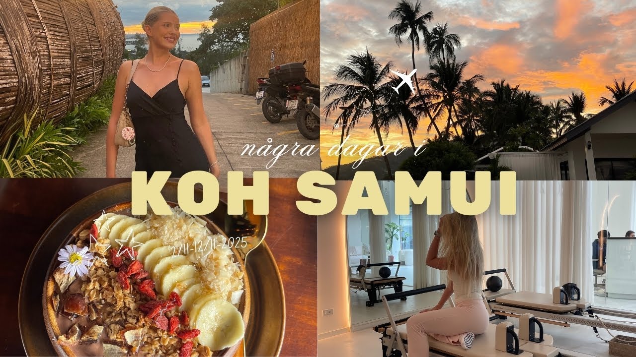 Hur vår vardag ser ut på KOH SAMUI🏖️🌺☀️🧘🏼‍♀️