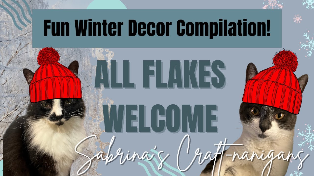❄️WINTER Decor COMPILATION☃️ #diy #crafts #budgetfriendly #winter