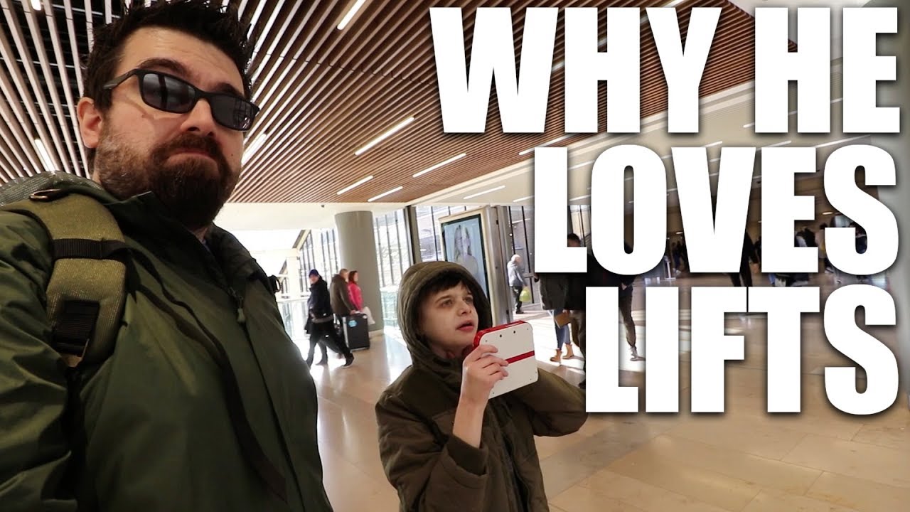 Why he loves lifts (or elevators) | Day out in Peterborough