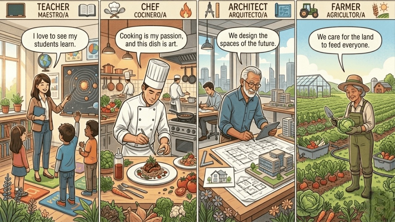 PROFESIONES U OCUPACIONES   - PROFESSION OR OCCUPATION