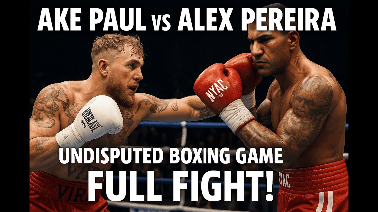 Jake Paul vs. Alex Pereira - Undisputed Boxing Game - Full Fight!