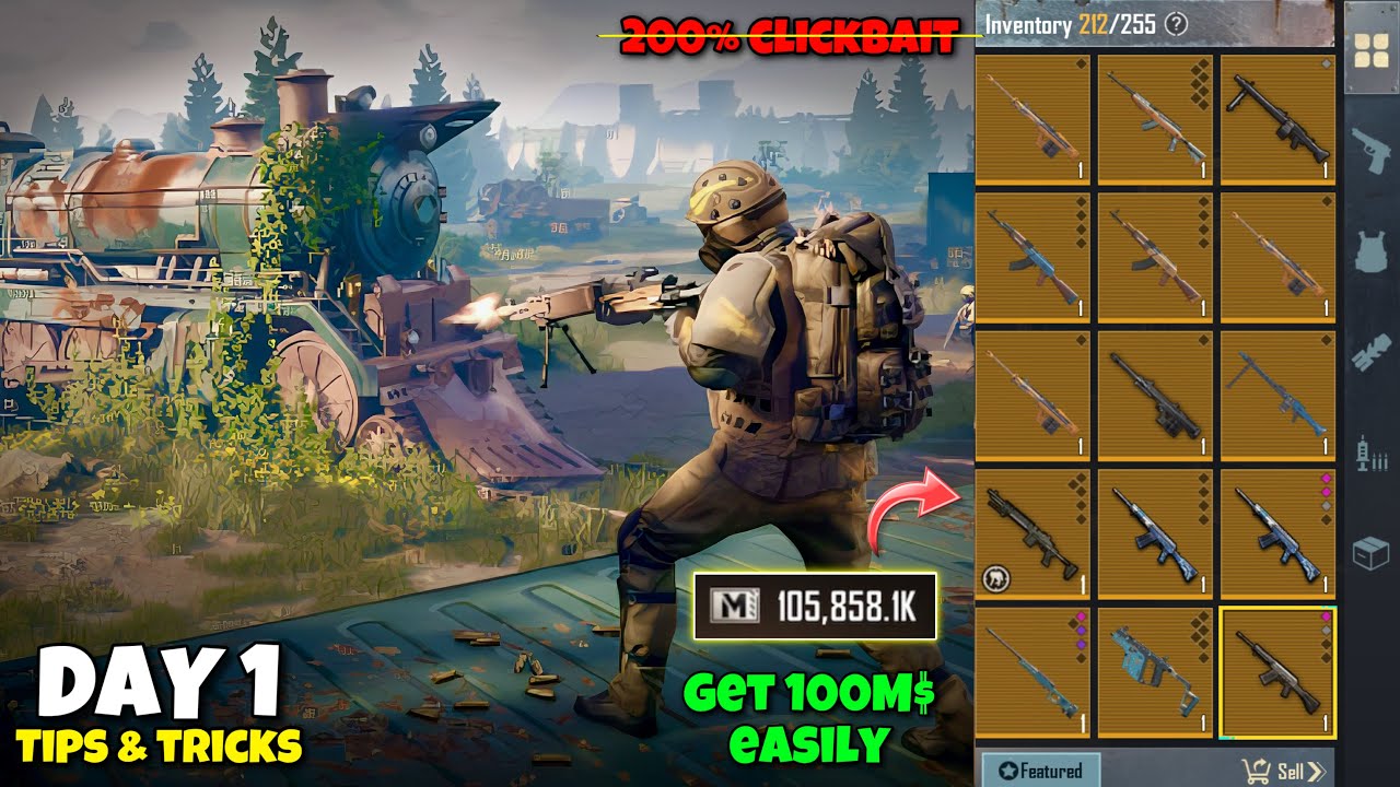 Get 100m $ On Day 1 🤯 How? - Day 1 Tips & Tricks | PUBG METRO ROYALE CHAPTER 26