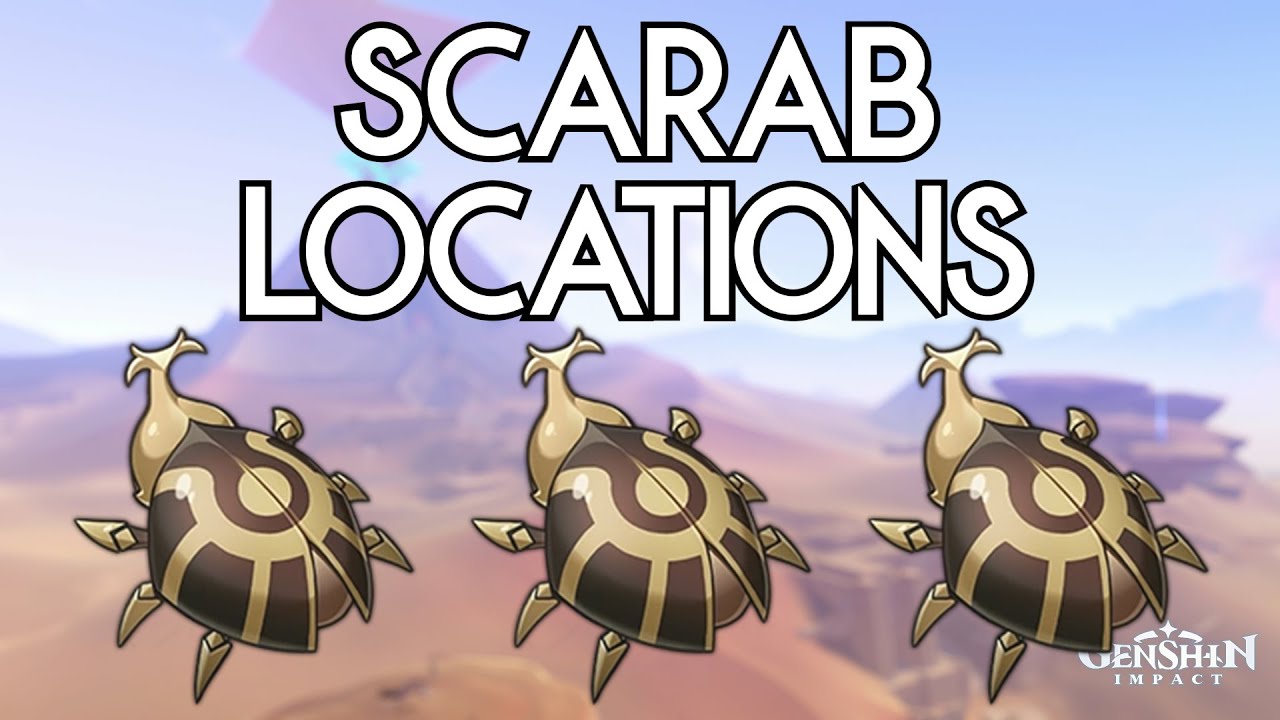 All Scarab Locations Genshin Impact