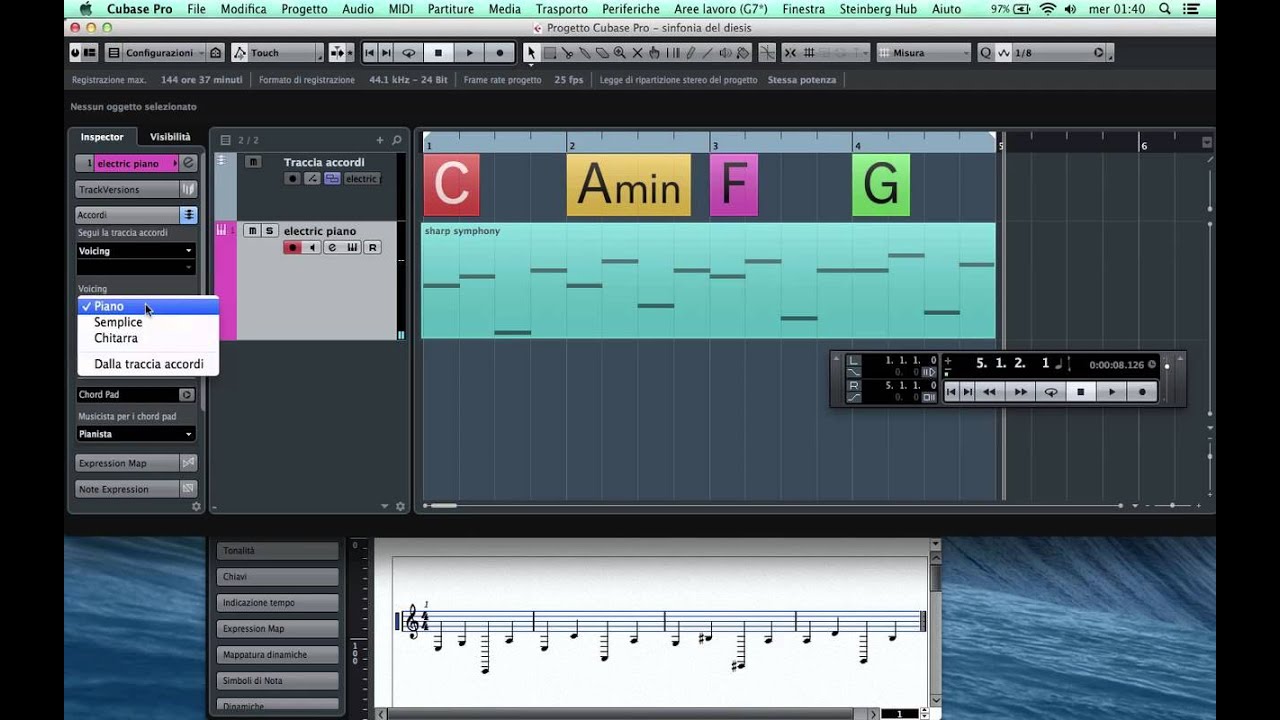 Chord Track Cubase Pro 8 Tutorial