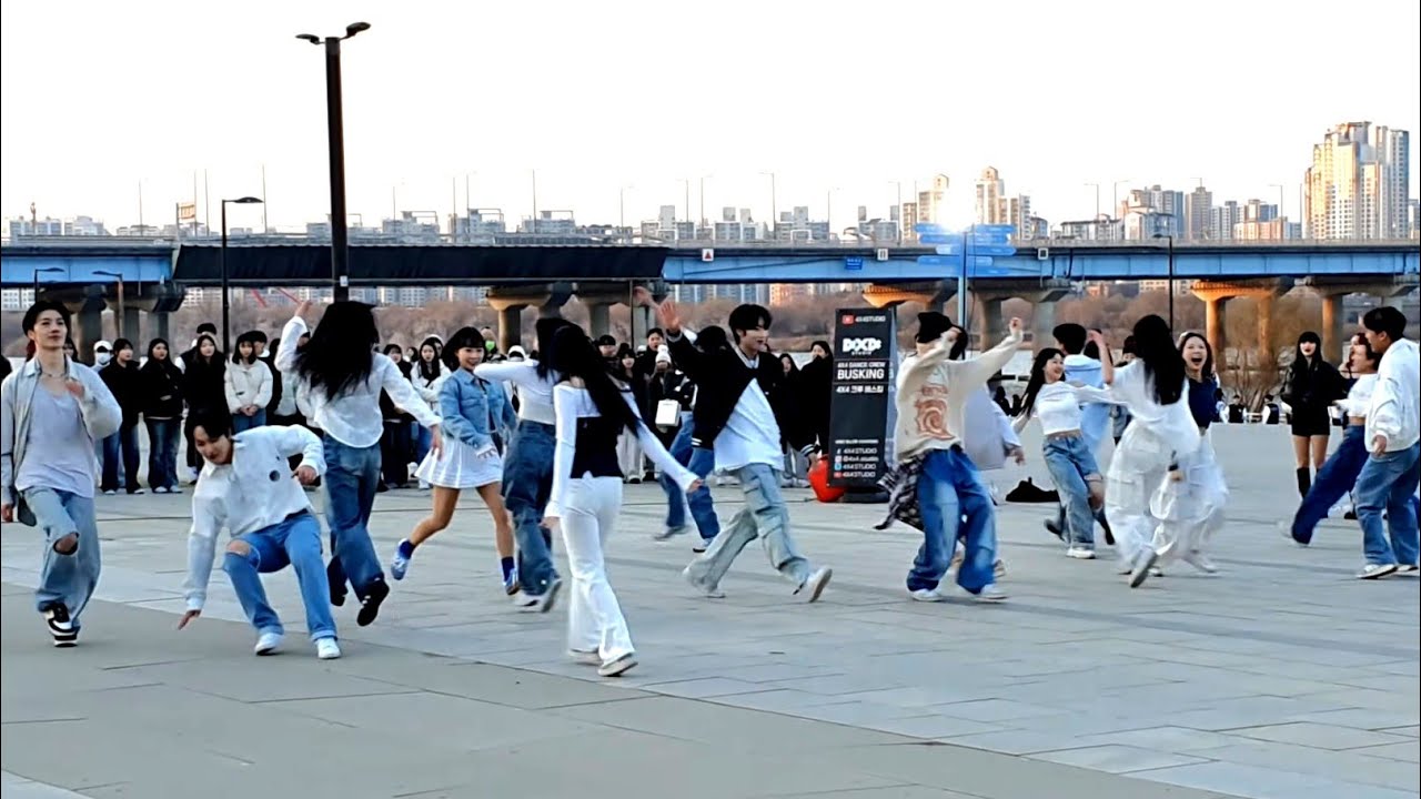 [STREET ARTIST] 4X4 STUDIO. WITH ONESHOT CREW & GROOVIBE. YEOEUIDO BUSKING. 240310.