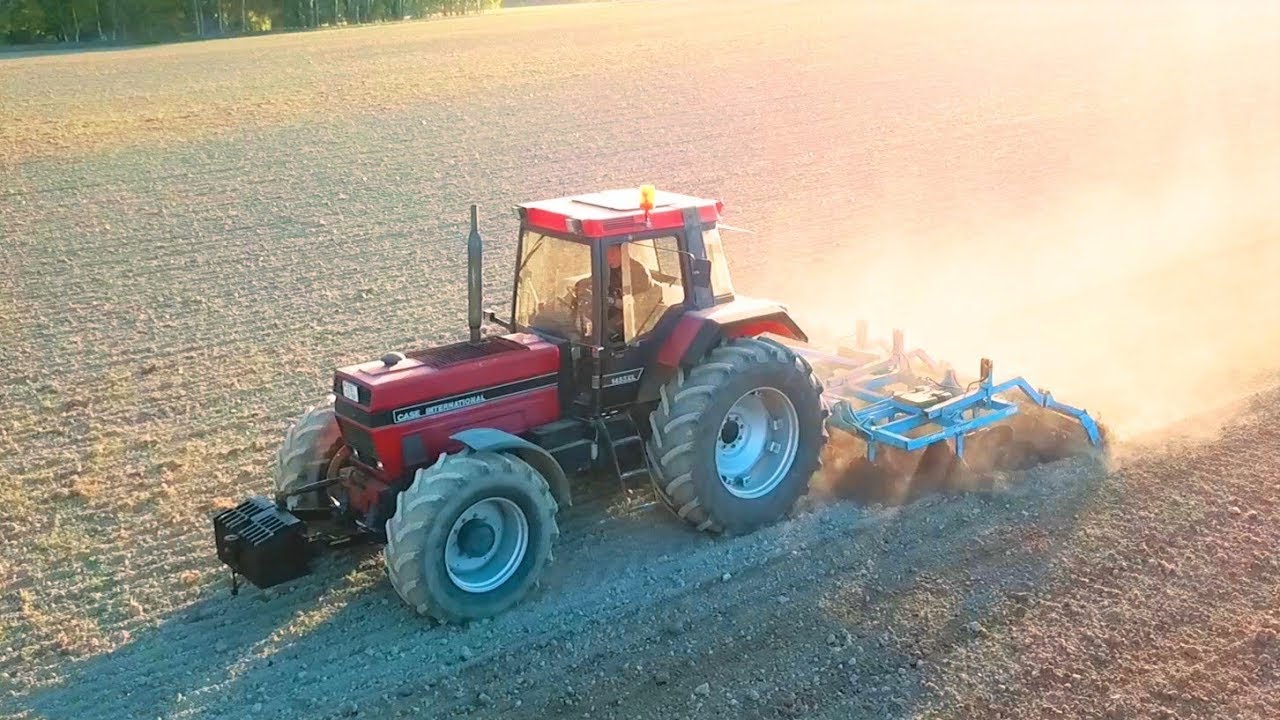 CASE IH 1455 XL - Turbo Sound - POV Drive - 4m Lemken Smaragd Grubber