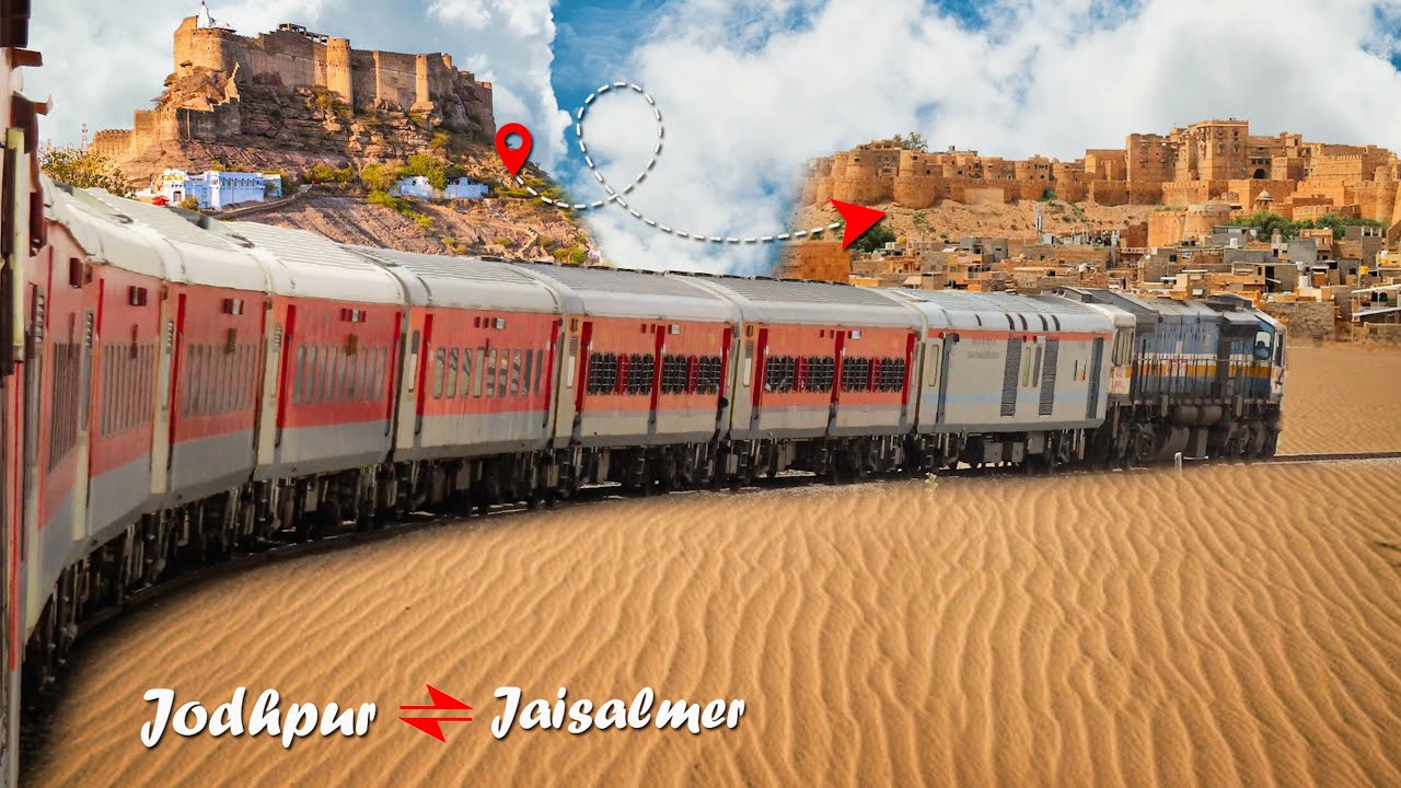 Journey To The Western Thar Desert | Jodhpur To Jaisalmer Train | 20492 Sabamati Jaisalmer SF