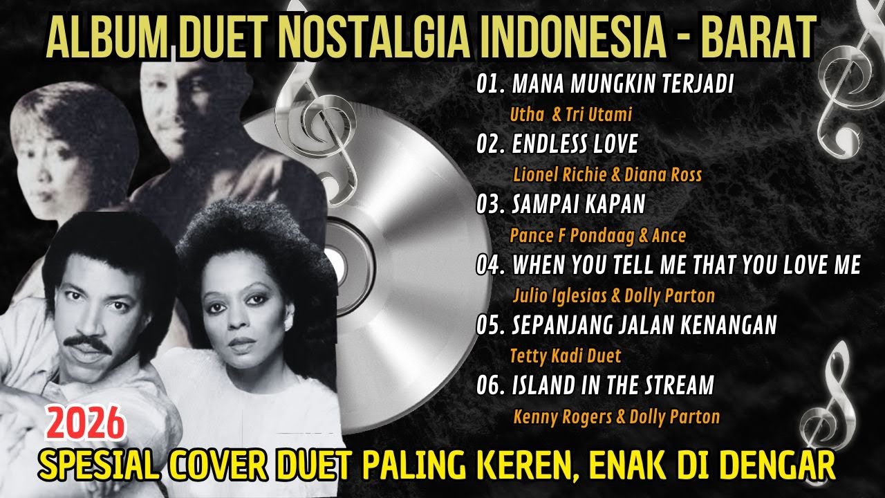 Cover Duet Lagu Nostalgia Indonesia & Barat | Album Duet Paling Enak Didengar