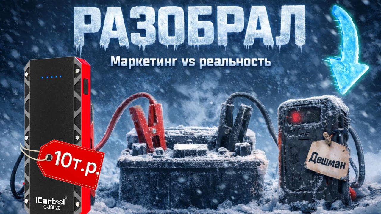 🔋ПУСКАЧ за 2000₽ и за 10т.р. Что ВНУТРИ??🥶