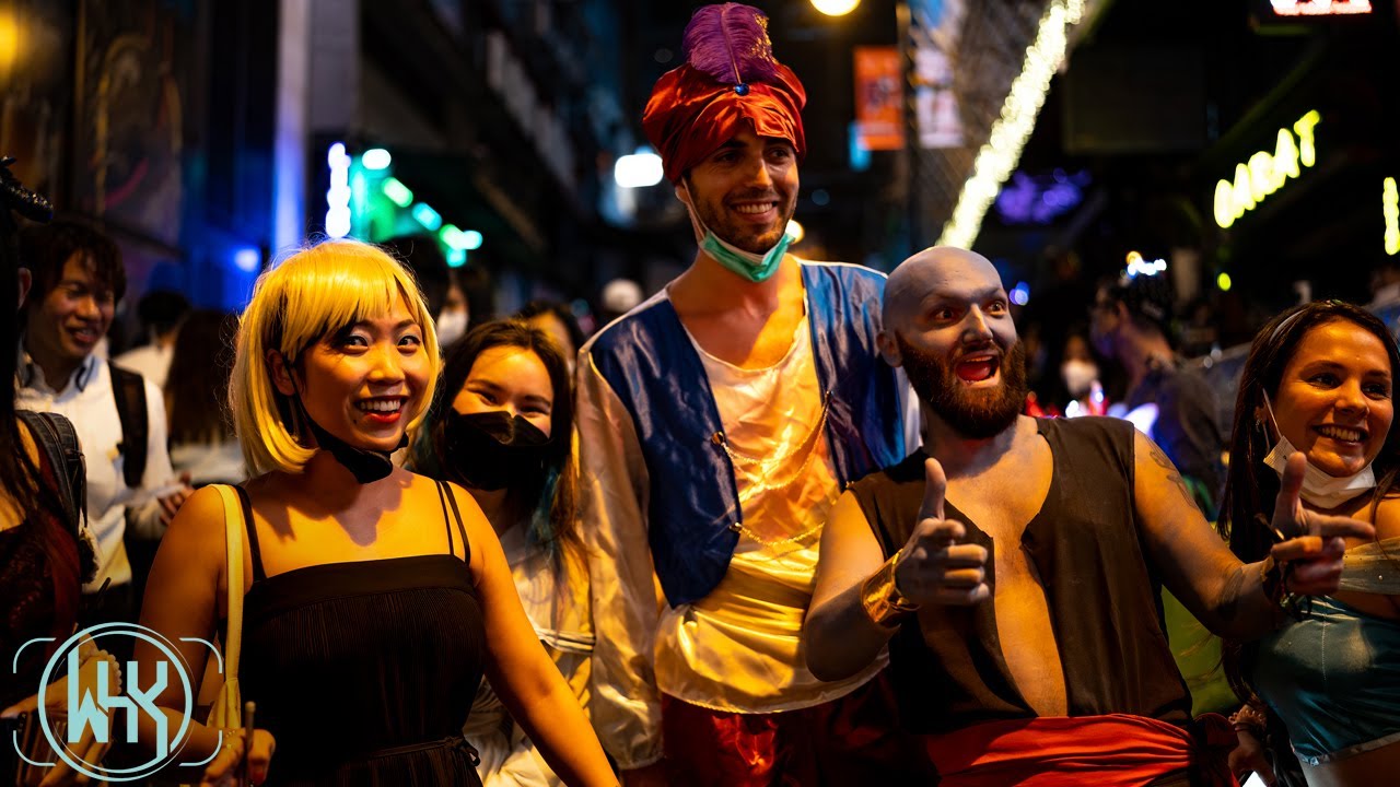 Halloween 2022 Lan Kwai Fong, Hong Kong 4K UHD [Walker HK]