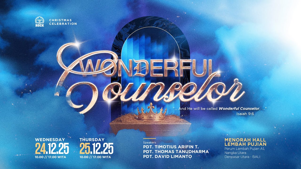 ROCK Lembah Pujian Christmas Celebration 1 (24 Desember 2025 - Pk. 10.00 Wita)
