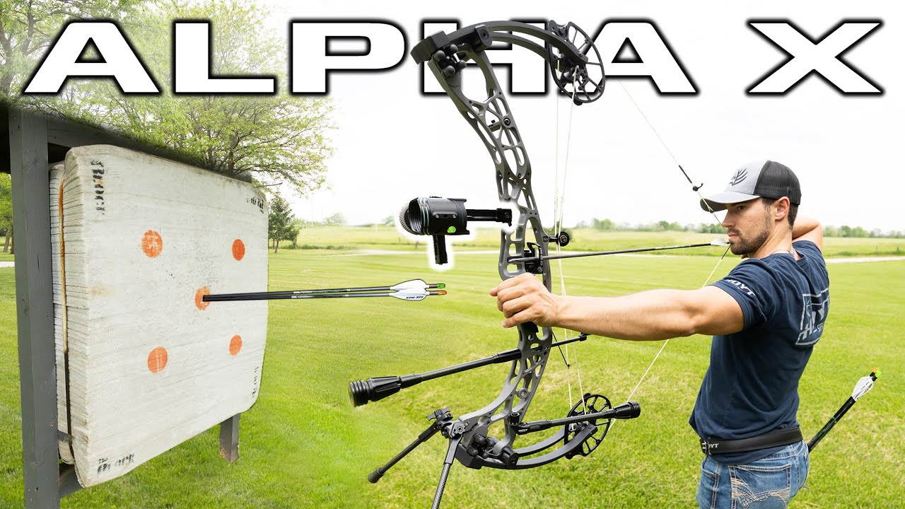 HOYT ALPHA X Bow Build w/ UV SLIDER (from bare bow to 90 yards)