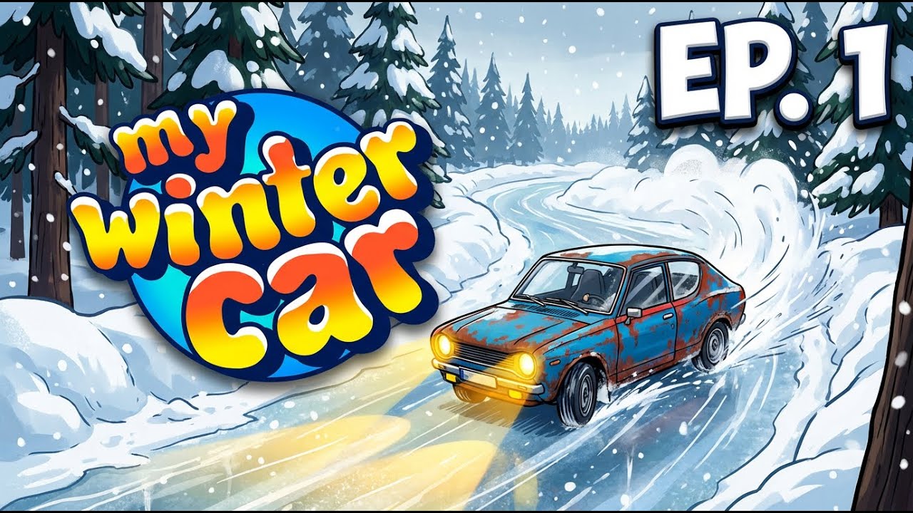 My winter car. my fist day, my first video