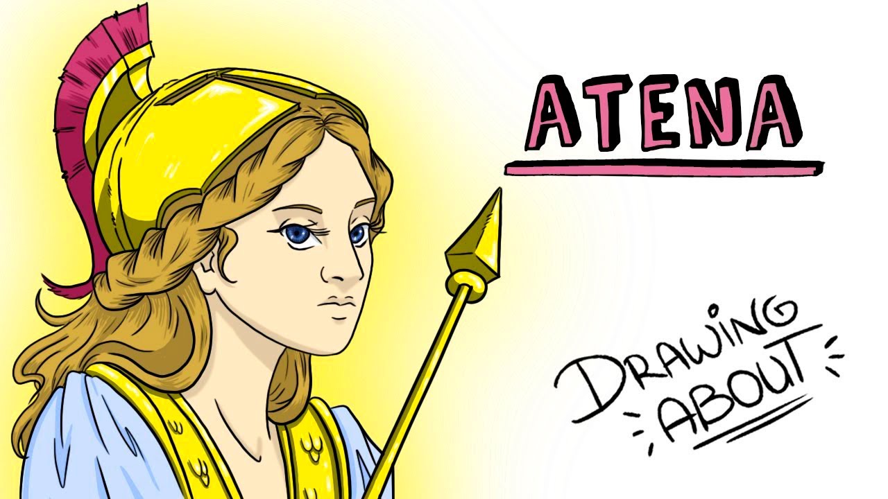 Atena, a deusa grega da sabedoria 🔱 MITOLOGIA | Draw My Life Português