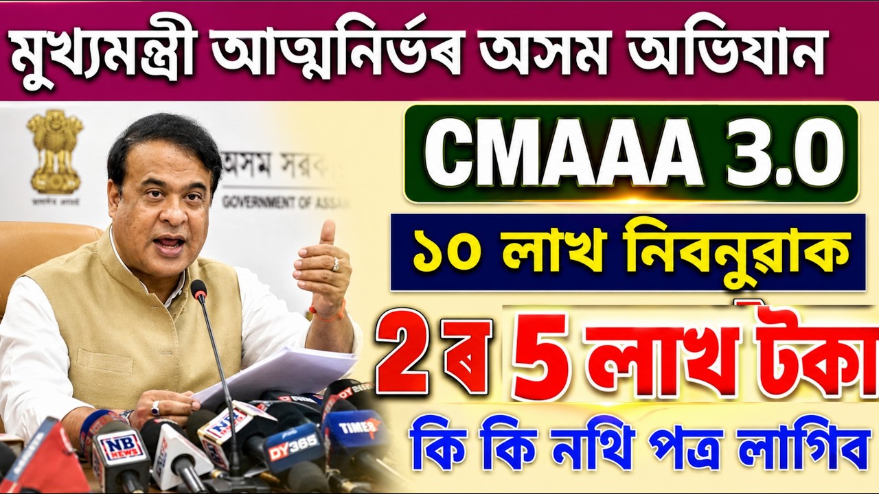 CMAAA 3.0 Online Apply Last Date _ Cmaaa Apply Documents 2026 _ Mukhyamantri Atmanirbhar New Apply