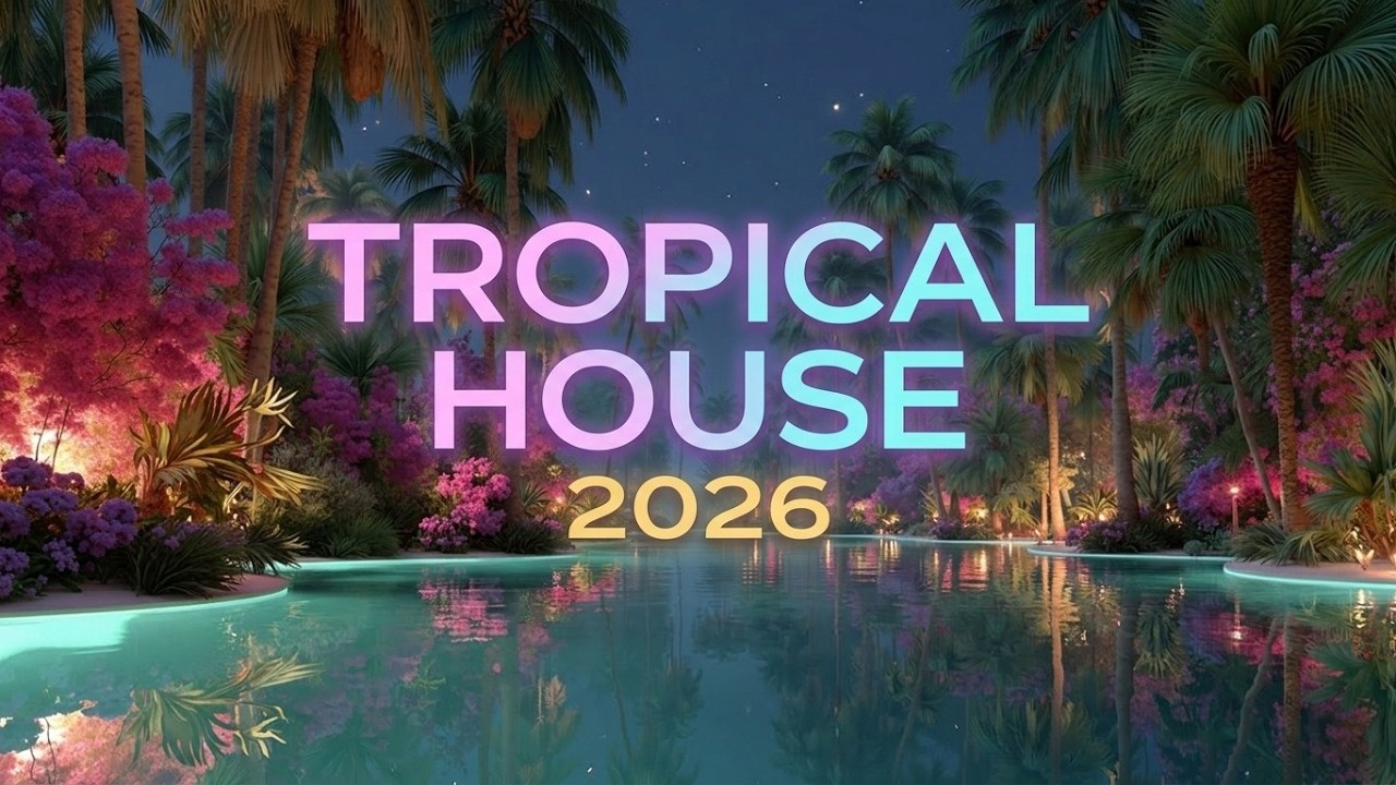 Deep Tropical House 2026 🌴 Атмосфера заката на пляже | Отдых на экзотическом острове