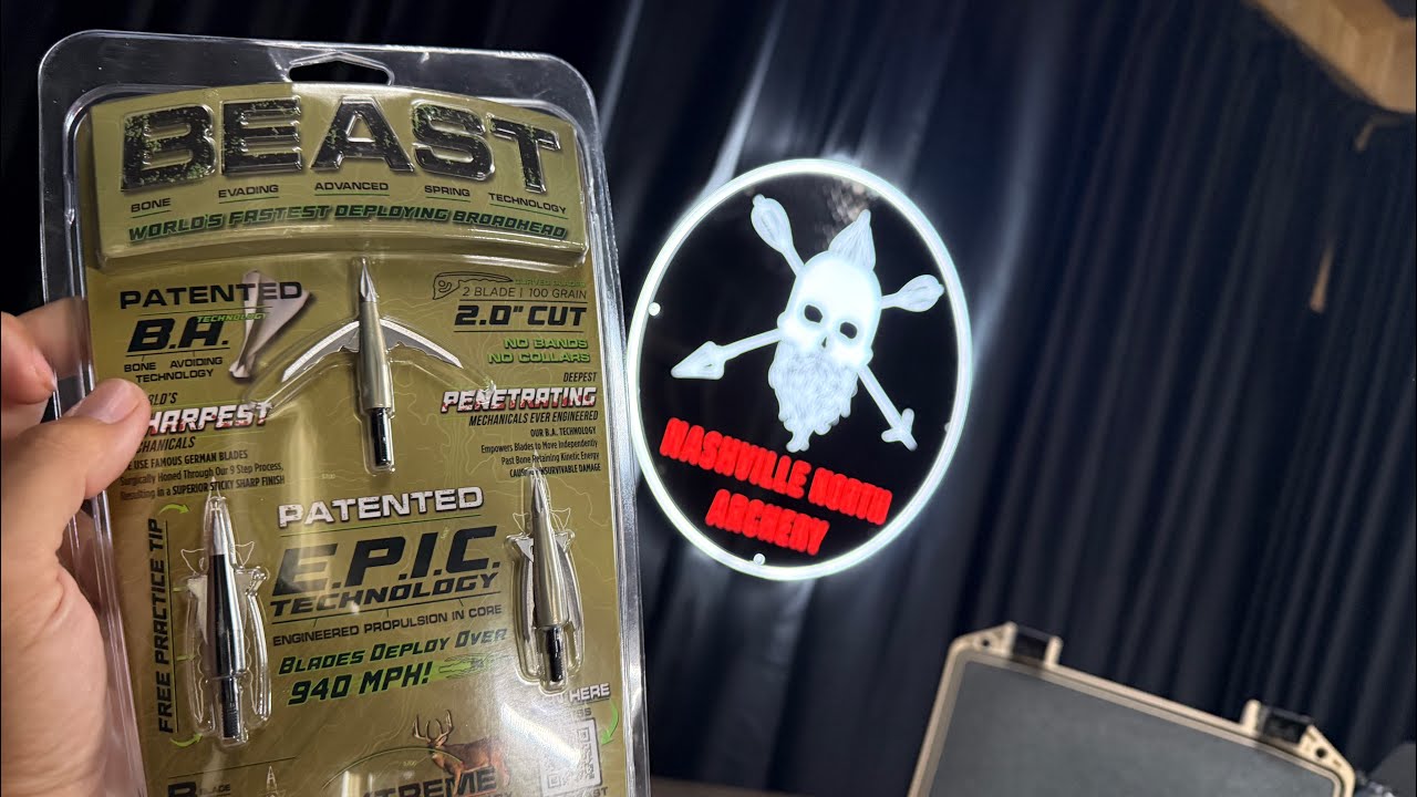 Тест на 150 ярдов с броднаконечником BEAST.