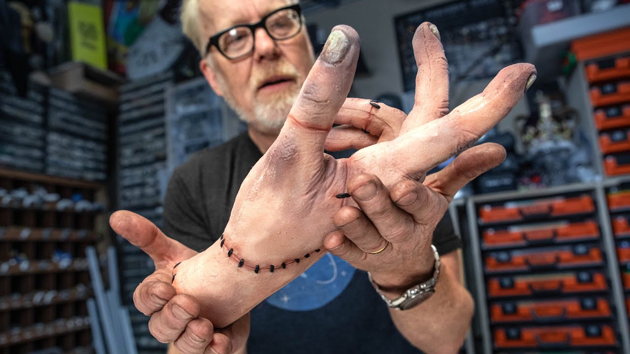Adam Savage Reacts to Animatronic 