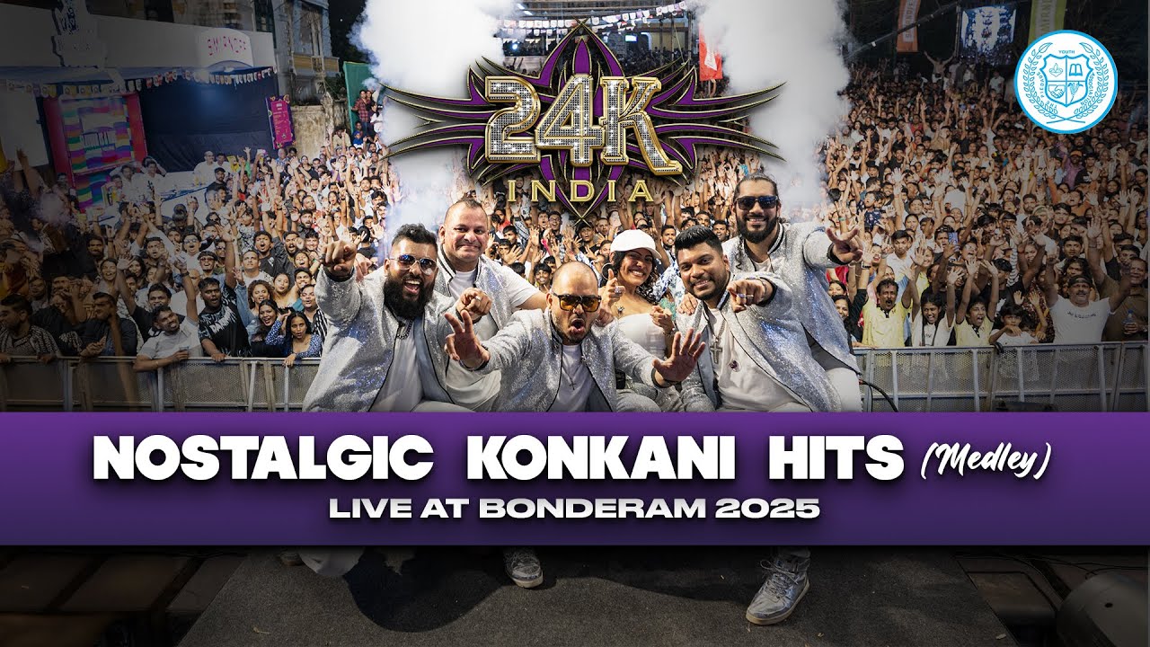 Nostalgic Konkani Hits - 24K INDIA Medley | Live Cover | Bonderam 2025